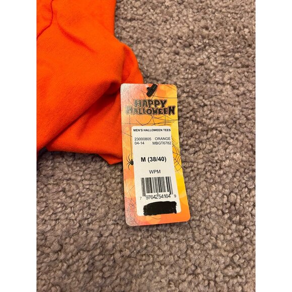 Fruit Of The Loom Heavy HD Halloween M T-Shirt "I'm Here For The Boos" Skeleton - Picture 9 of 10